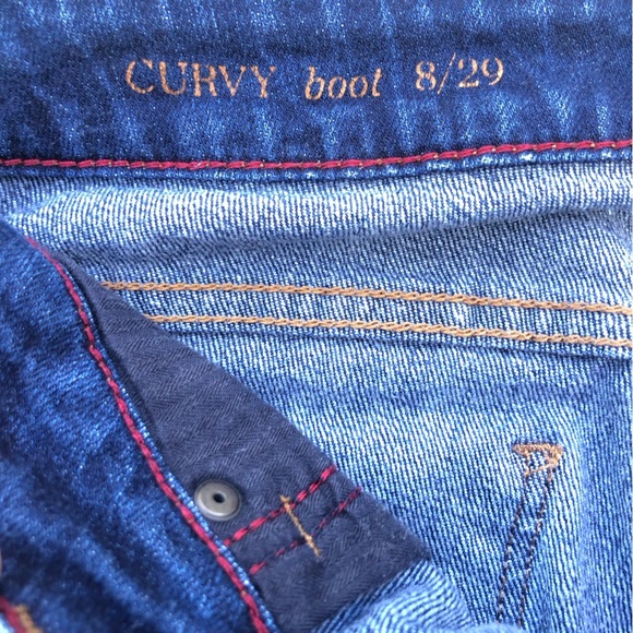 EUC Women's Talbot Curvy Boot 8/29 Medium Wash - Picture 8 of 10